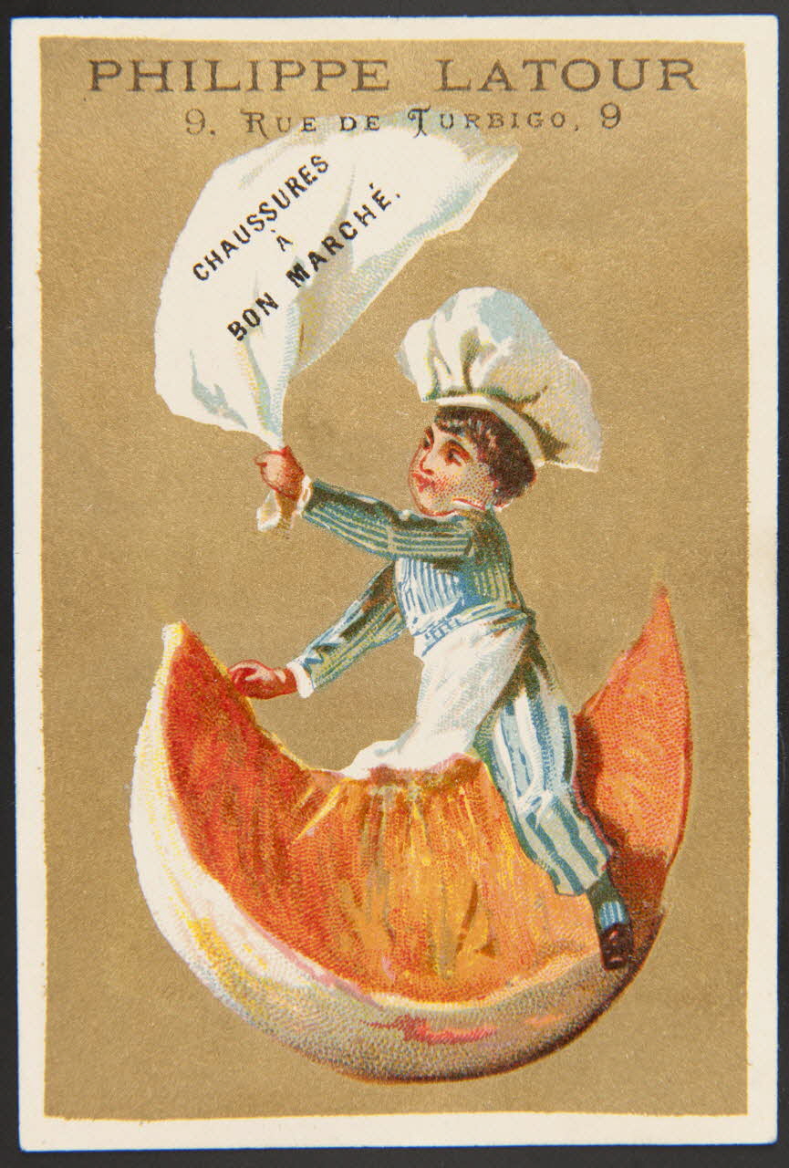 Thomas Alphonse carte réclame chromo Paris 1870-1890 1996.40.1106.1 Photo