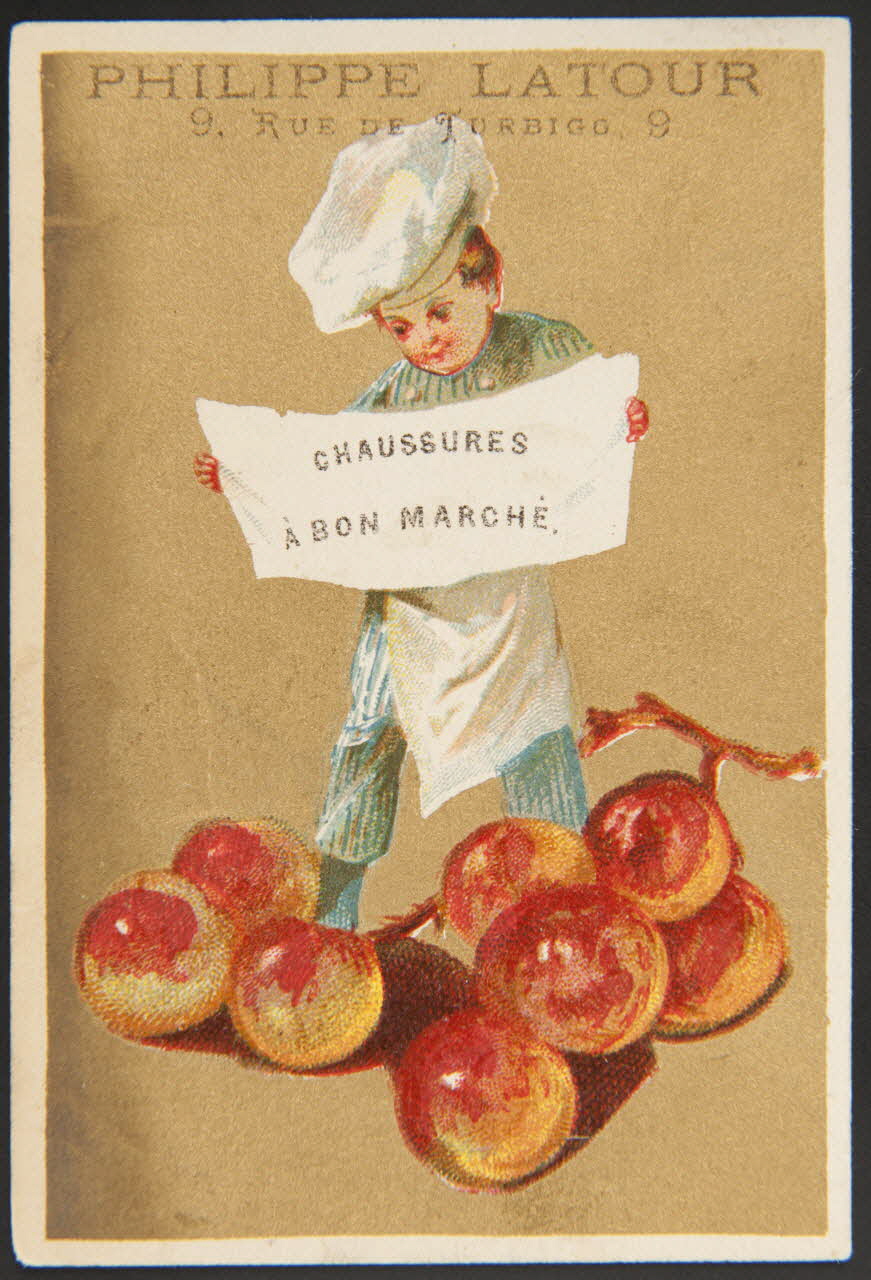 Thomas Alphonse carte réclame chromo Paris 1870-1890 1996.40.1106.5 Photo