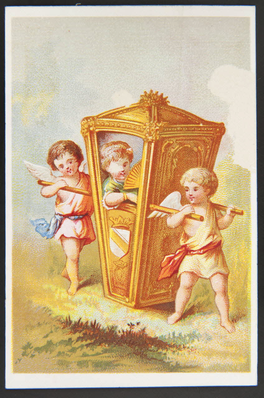 carte réclame chromo Paris 1870-1890 1996.40.1108.4 Photo