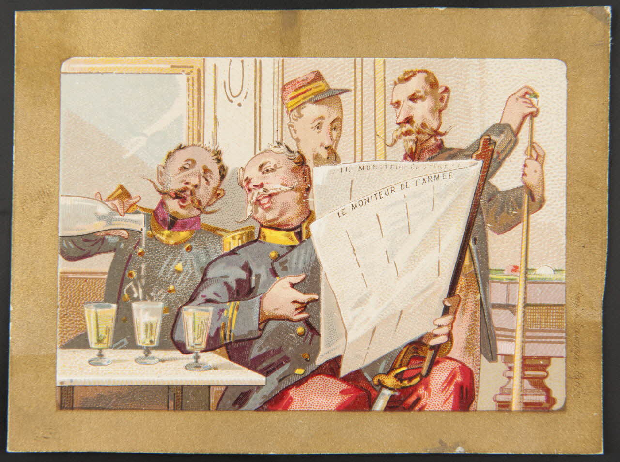 Lauronce A. carte réclame chromo Paris 1870-1890 1996.40.1109.1 Photo