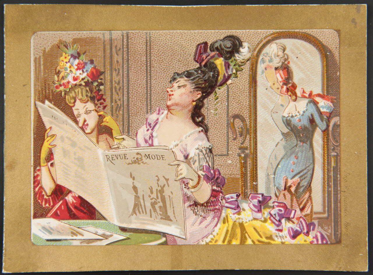 Lauronce A. carte réclame chromo Paris 1870-1890 1996.40.1109.2 Photo