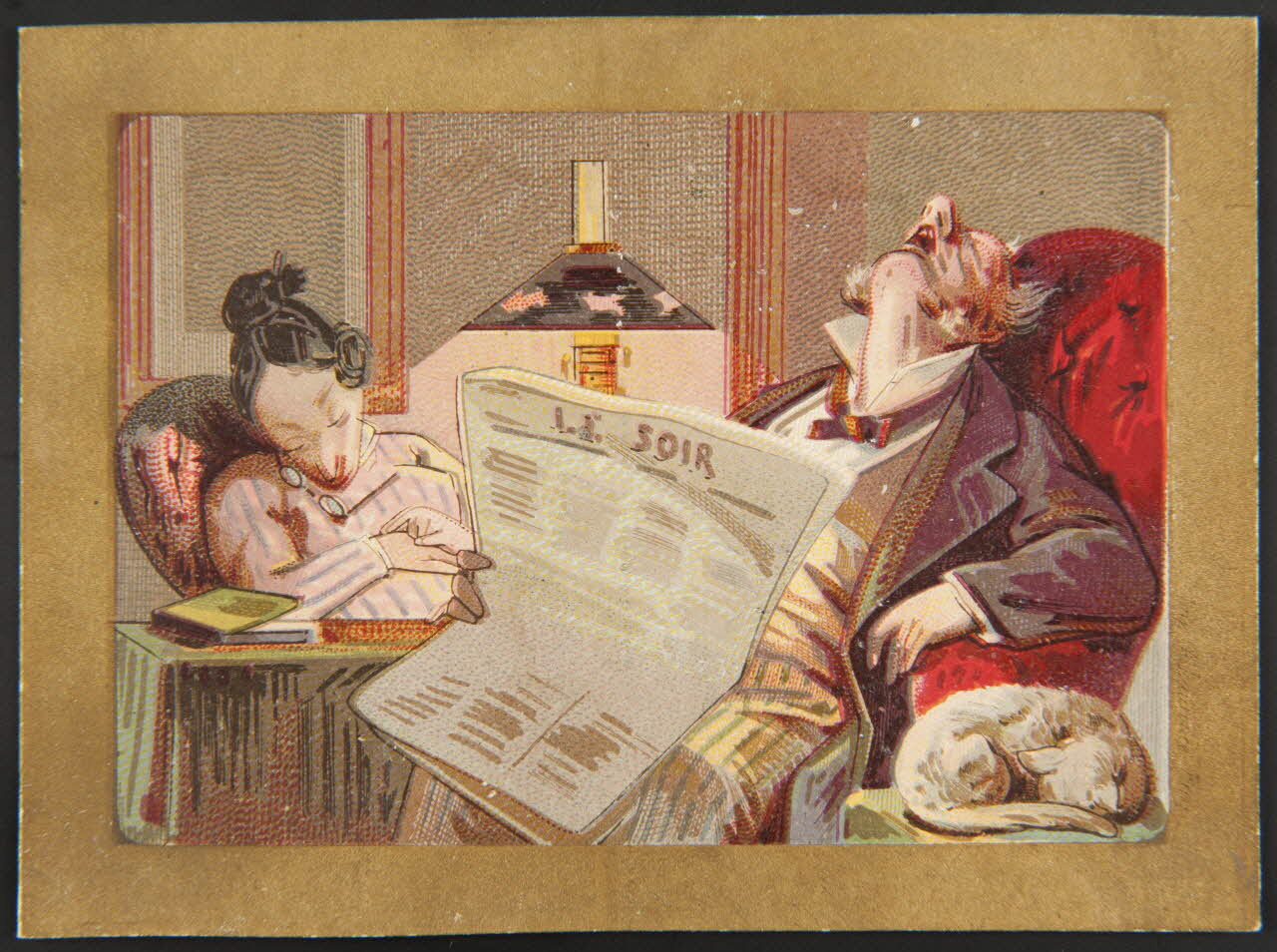 Lauronce A. carte réclame chromo Paris 1870-1890 1996.40.1109.3 Photo