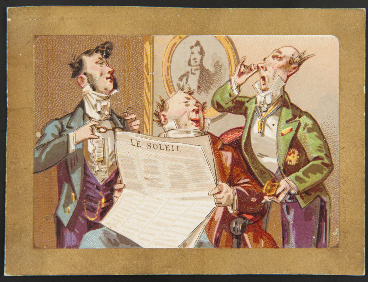 Lauronce A. carte réclame chromo Paris 1870-1890 1996.40.1109.4 Photo