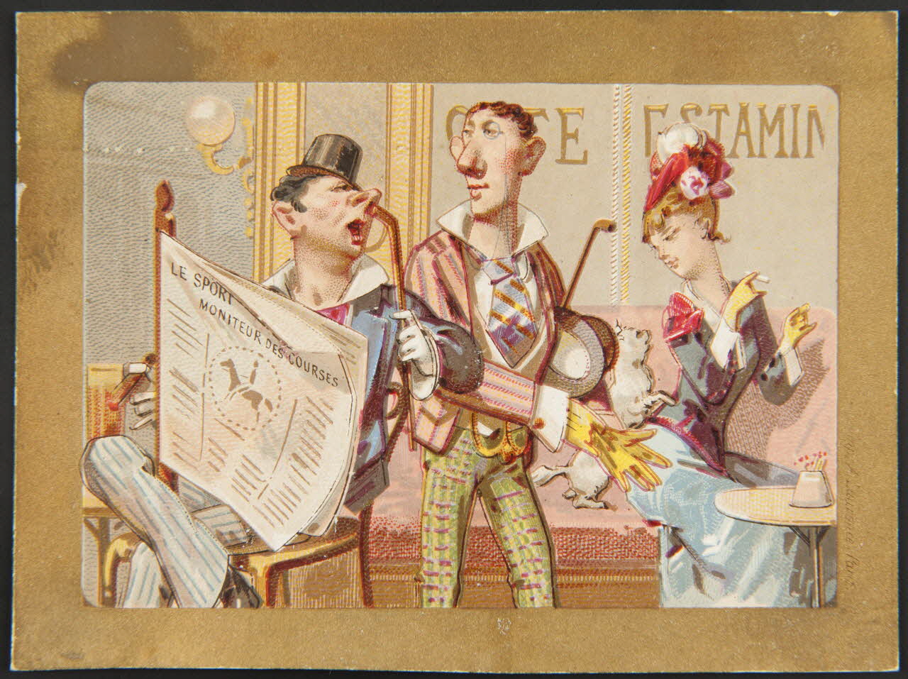 Lauronce A. carte réclame chromo Paris 1870-1890 1996.40.1109.5 Photo