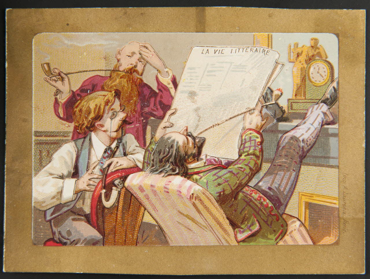 Lauronce A. carte réclame chromo Paris 1870-1890 1996.40.1109.6 Photo