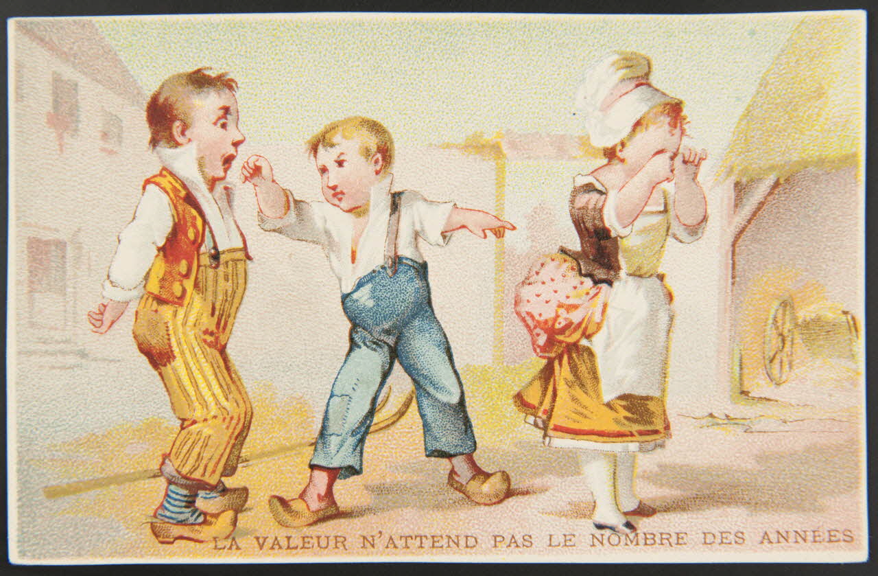 carte réclame chromo Paris 1870-1890 1996.40.1111.2 Photo