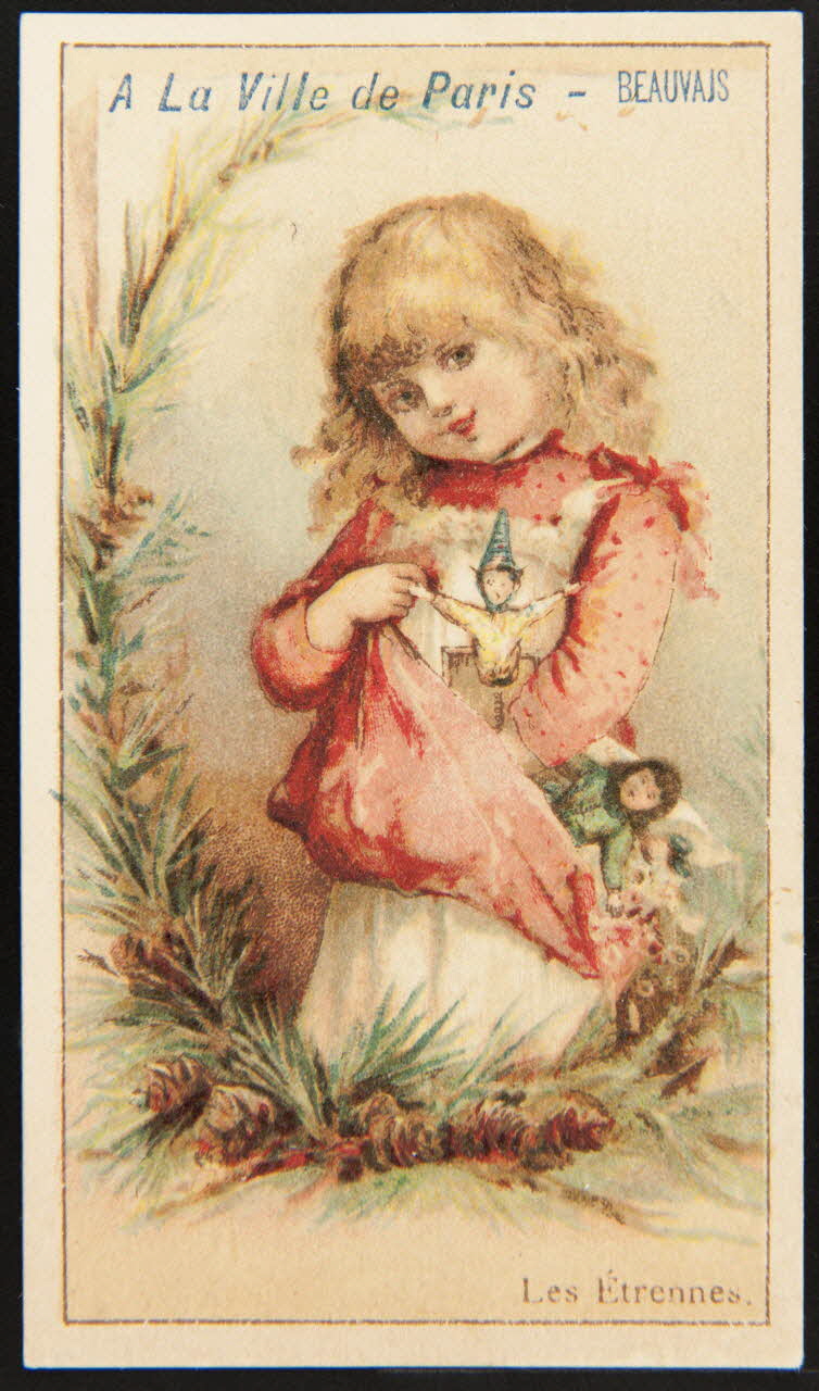 Verger carte réclame chromo Paris 1878-1914 1996.40.1115.5 Photo