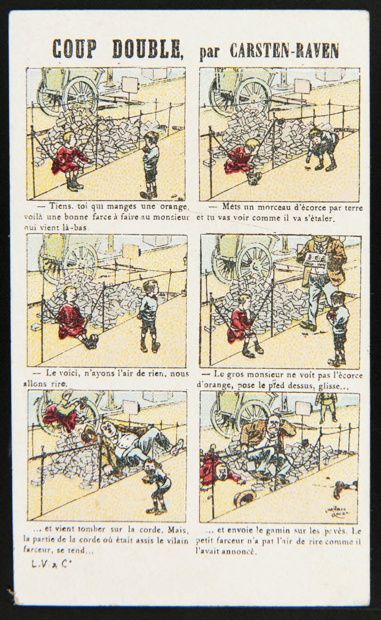 Léopold Verger ; Carsten Carven carte réclame chromo Paris 1878-1914 1996.40.1116.3 Photo