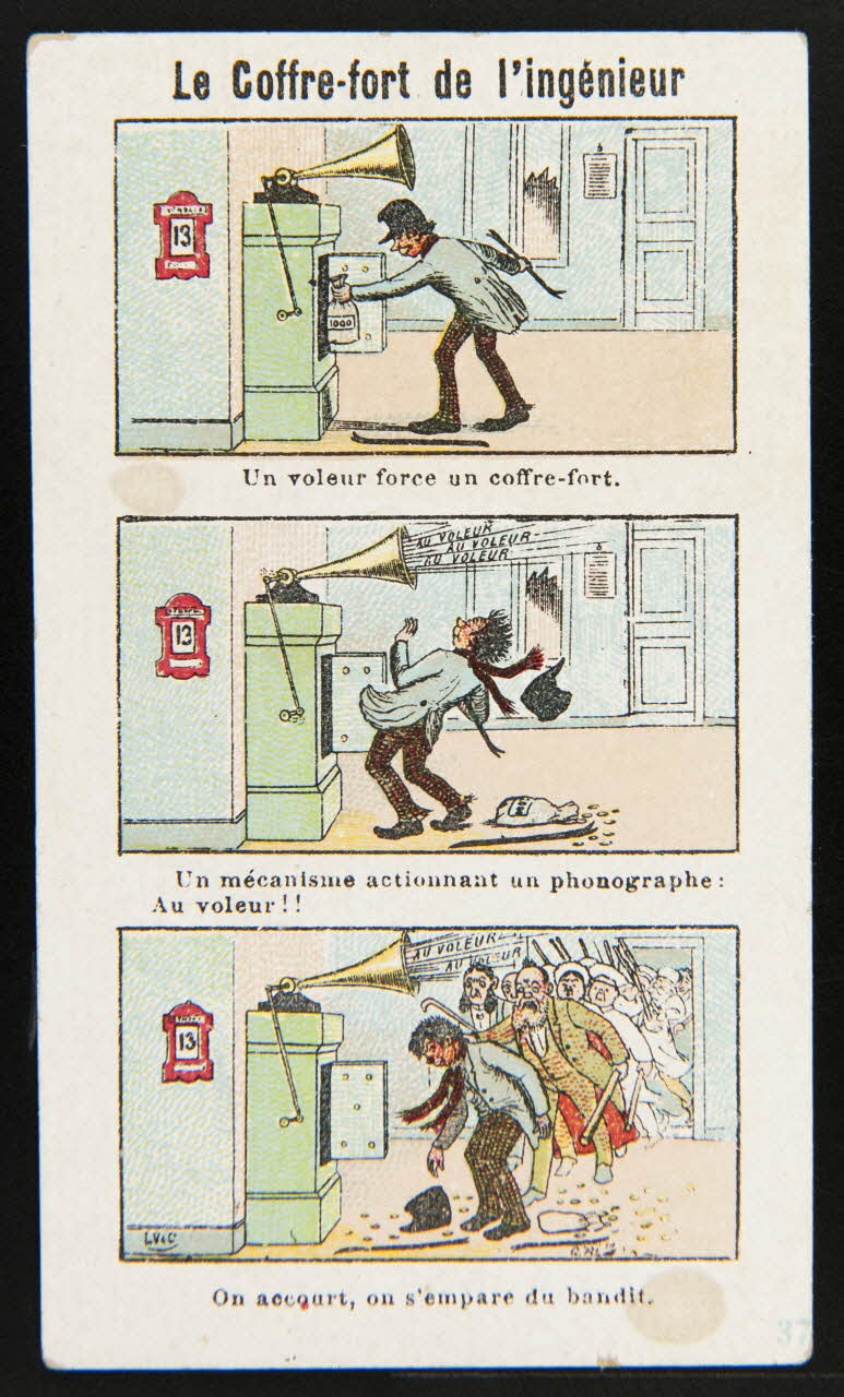 Léopold Verger ; G. Ri carte réclame chromo Paris 1878-1914 1996.40.1116.5 Photo