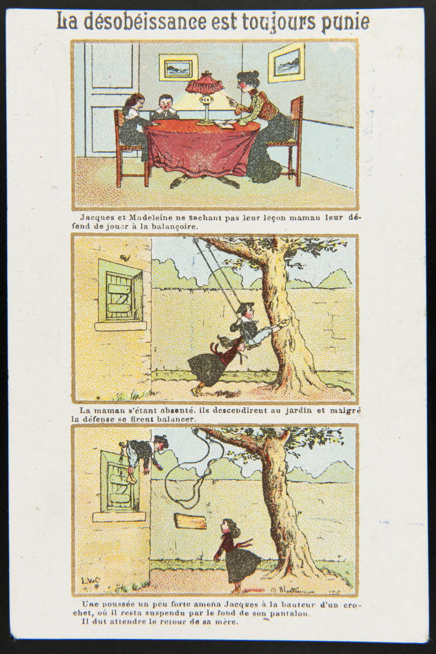 Léopold Verger ; Blondeau carte réclame chromo Ile-de-France, France 1878-1914 1996.40.1117.3 Photo