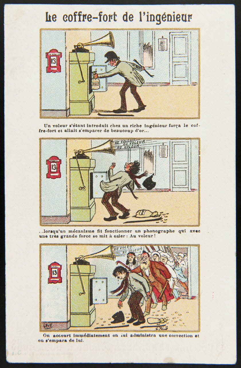 Léopold Verger ; Ri G. carte réclame chromo Paris 1878-1914 1996.40.1117.4 Photo