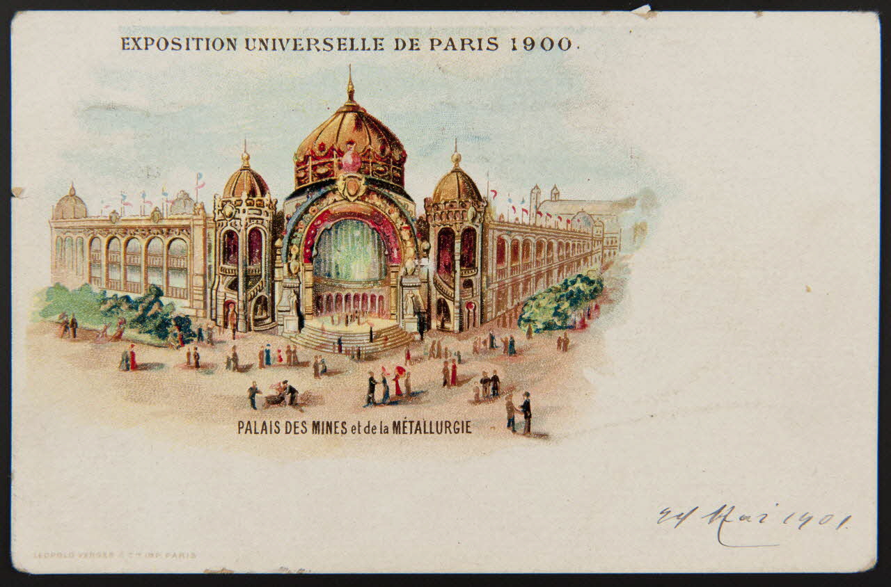 Léopold Verger carte réclame chromo Paris 1878-1914 1996.40.1120.1 Photo