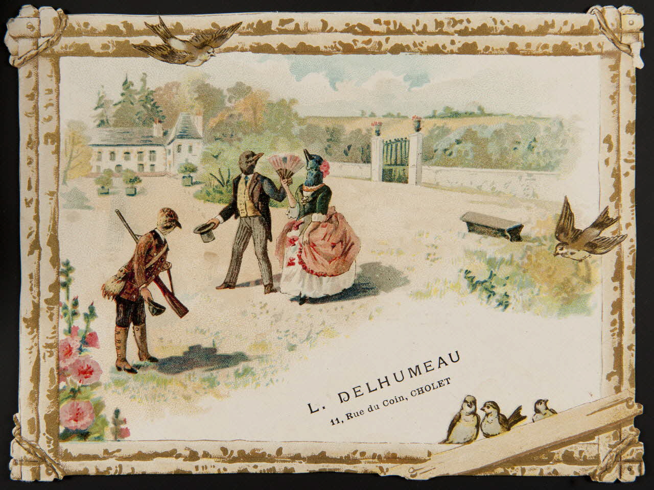 Léopold Verger carte réclame chromo Paris 1878-1914 1996.40.1121.2 Photo