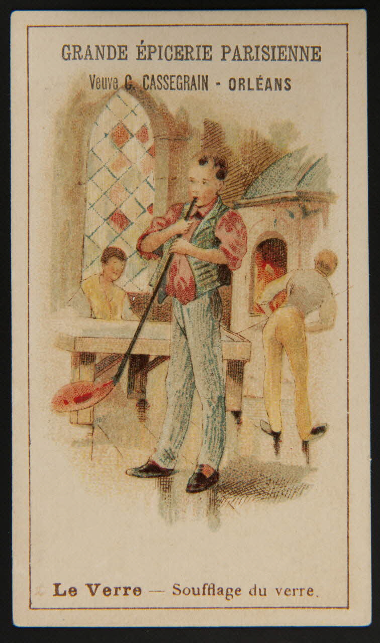 Verger carte réclame chromo Paris 1878-1914 1996.40.1124.3 Photo