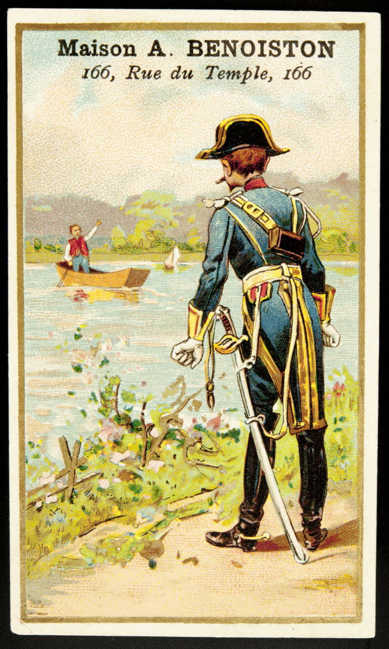 Verger carte réclame chromo Paris 1878-1914 1996.40.1141.2 Photo