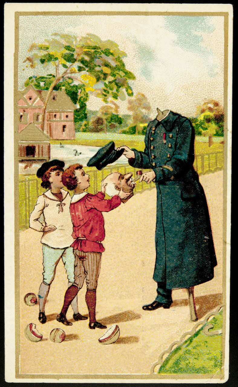 Verger carte réclame chromo Paris 1878-1914 1996.40.1142.3 Photo