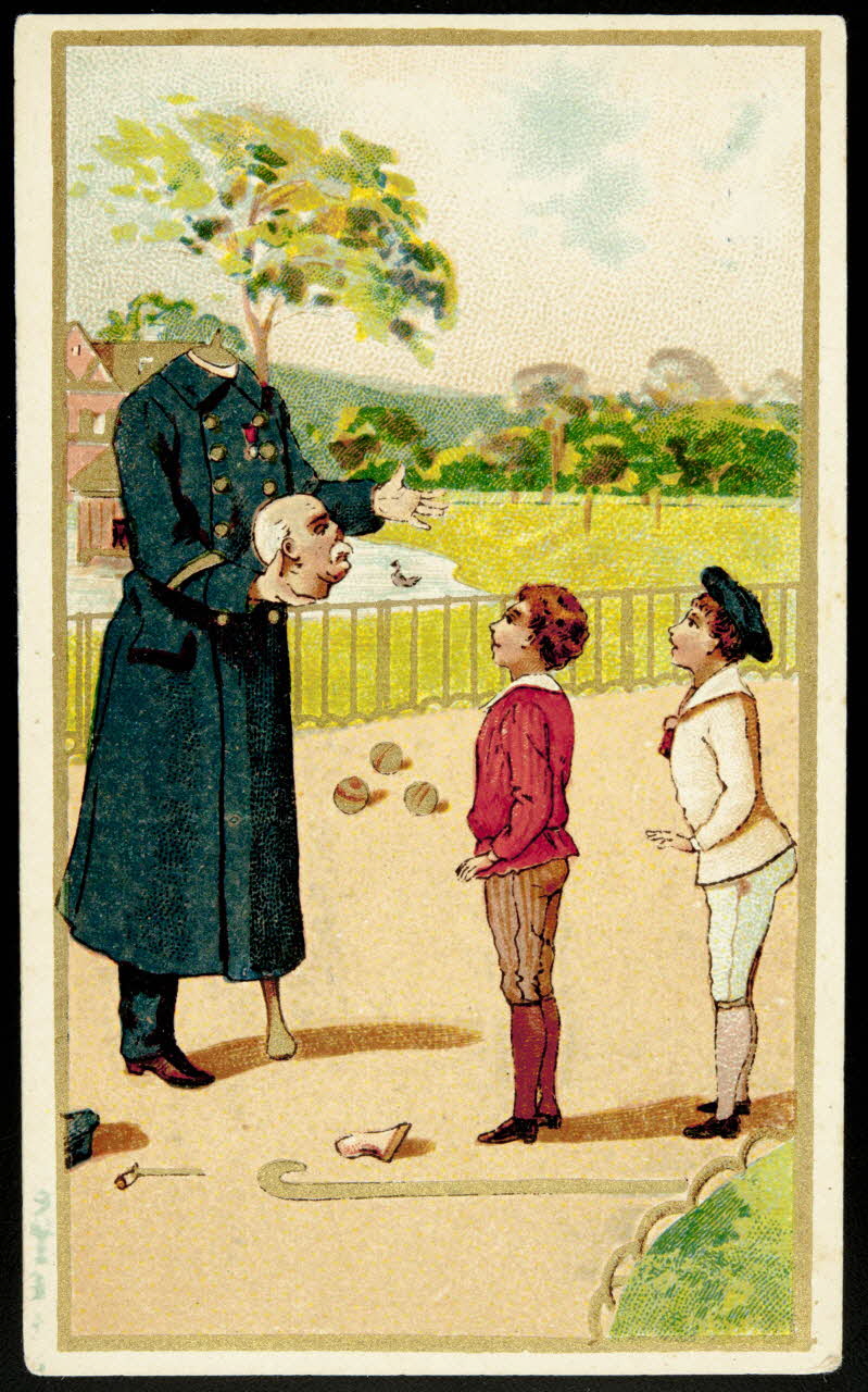 Verger carte réclame chromo Paris 1878-1914 1996.40.1142.5 Photo