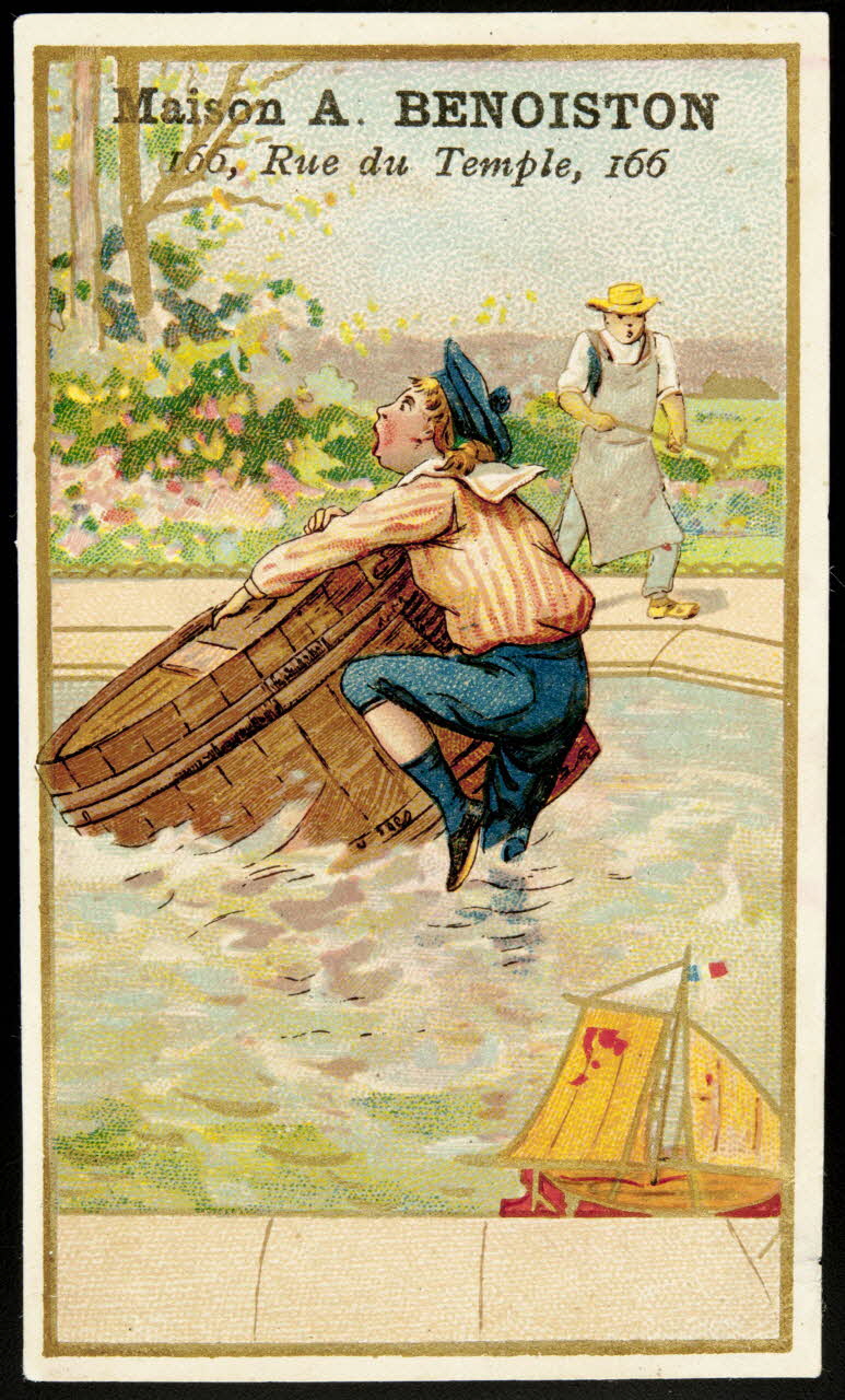 Verger carte réclame chromo Paris 1878-1914 1996.40.1143.5 Photo