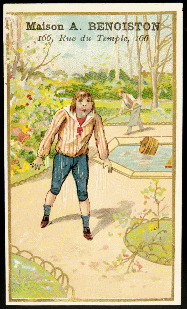 Verger carte réclame chromo Paris 1878-1914 1996.40.1143.6 Photo