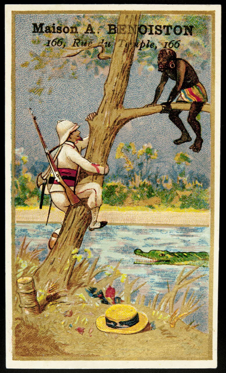 Verger carte réclame chromo Paris 1878-1914 1996.40.1144.4 Photo