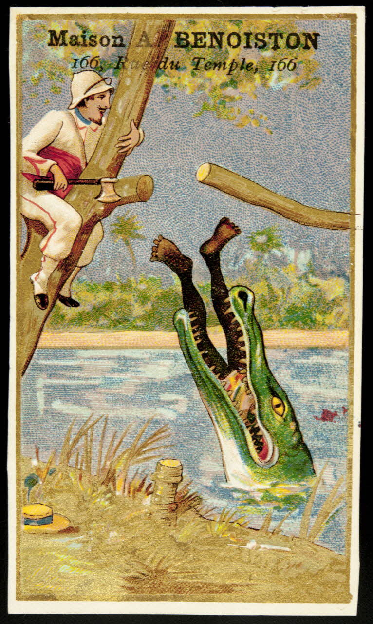 Verger carte réclame chromo Paris 1878-1914 1996.40.1144.6 Photo