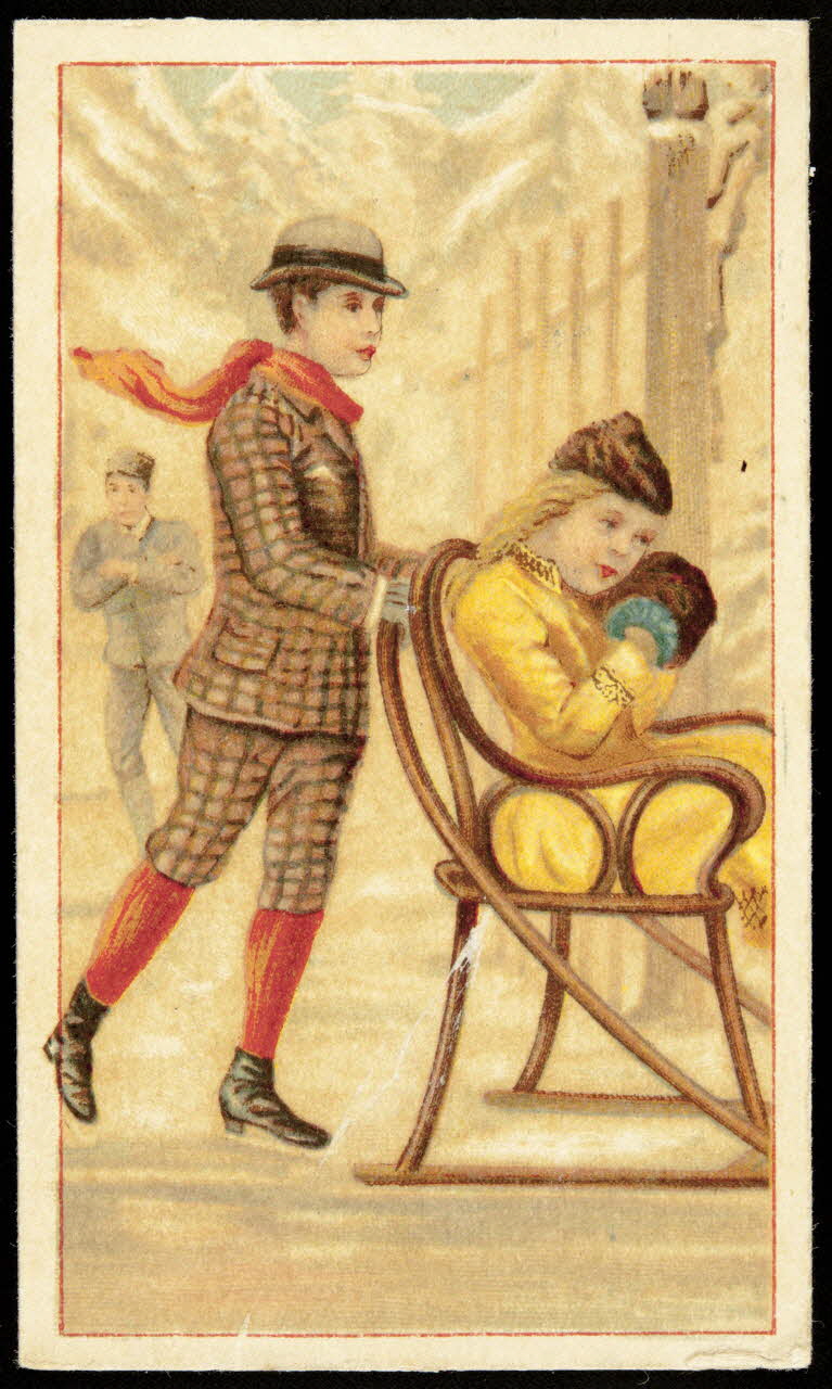 Verger carte réclame chromo Paris 1878-1914 1996.40.1150.1 Photo