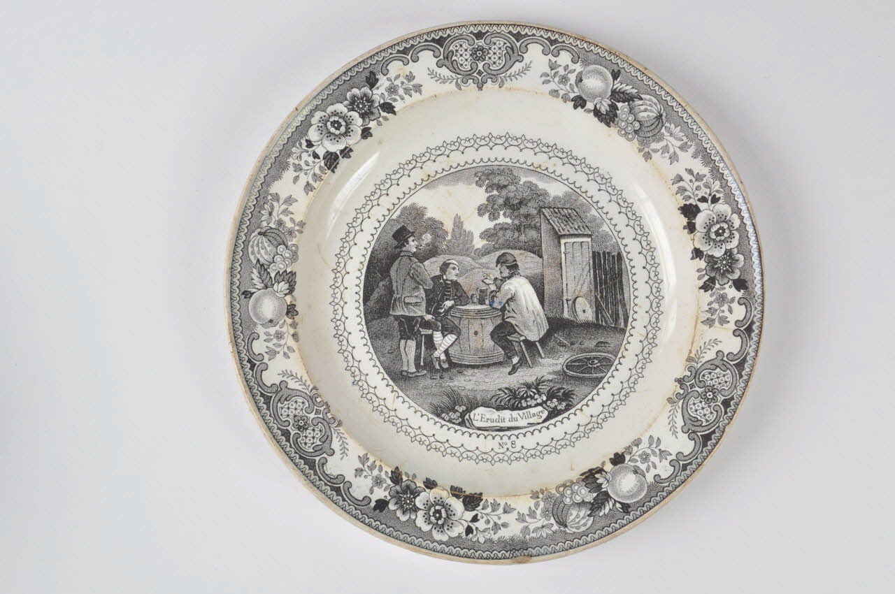 assiette plate 1967.122.1 Photo Mucem