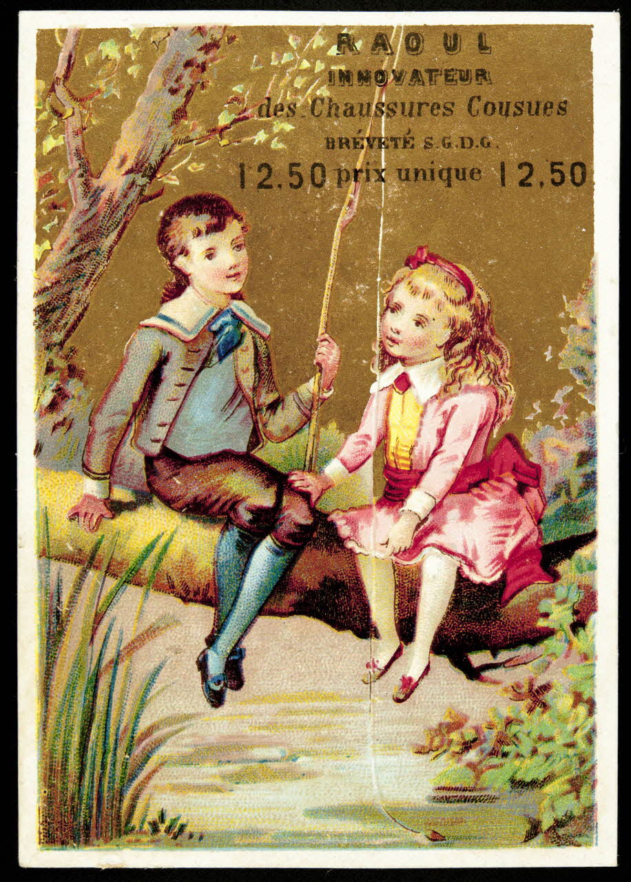 Léopold Verger carte réclame chromo Paris 1878-1914 1996.40.1153.1 Photo