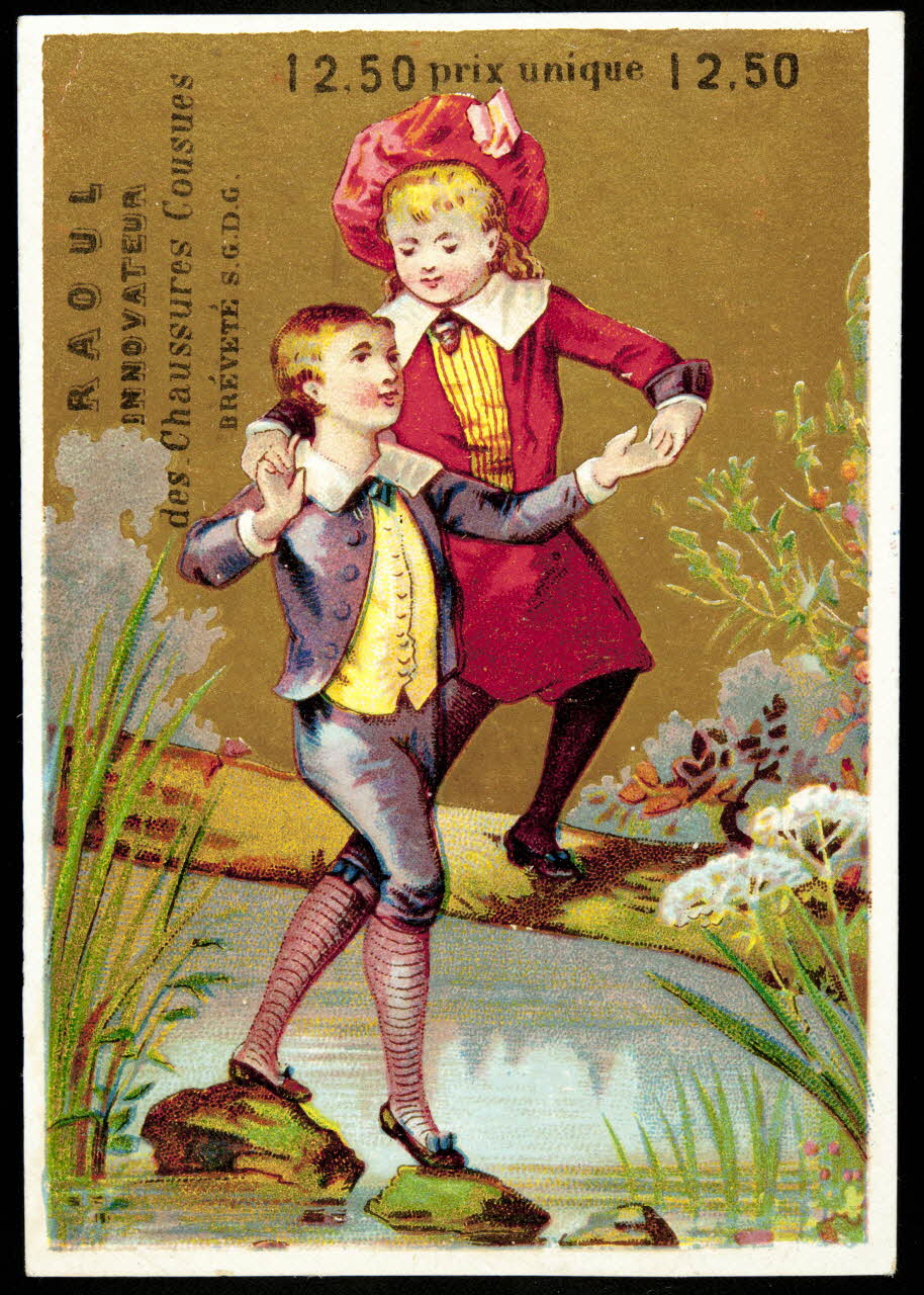 Léopold Verger carte réclame chromo Paris 1878-1914 1996.40.1153.4 Photo