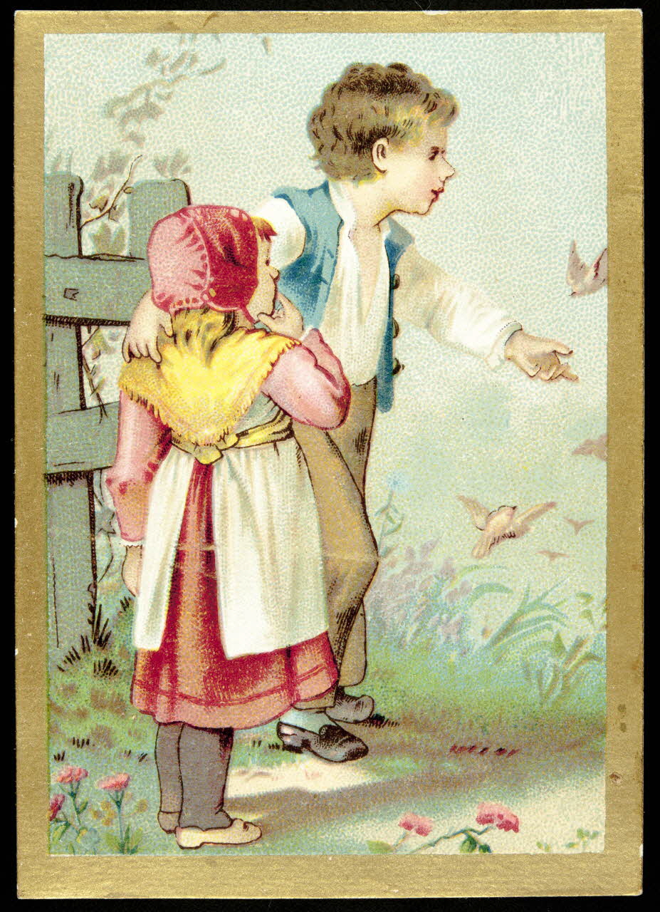Verger ; Scalabre et Ternisten carte réclame chromo Paris 1878-1914 1996.40.1154.3 Photo
