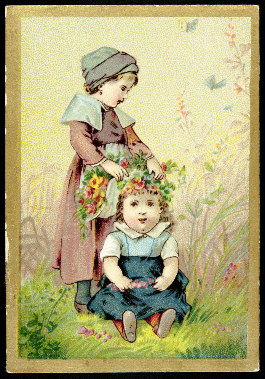 Verger ; Scalabre et Ternisten carte réclame chromo Paris 1878-1914 1996.40.1154.4 Photo