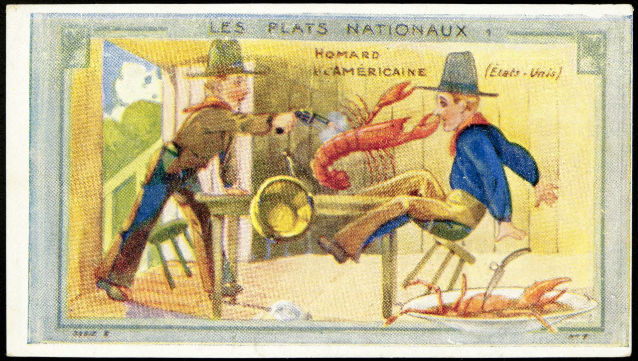 Léopold Verger carte réclame chromo Paris 1900 1996.40.1155.1 Photo