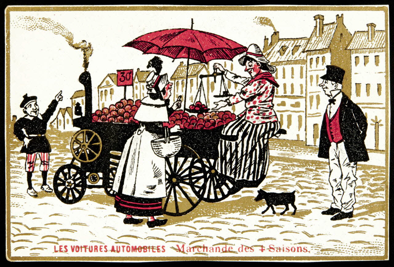 Lessertisseux, Chevalier carte réclame chromo Paris 1878-1914 1996.40.1157.5 Photo