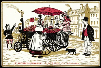 Lessertisseux, Chevalier carte réclame chromo Paris 1878-1914 1996.40.1157.5 Photo
