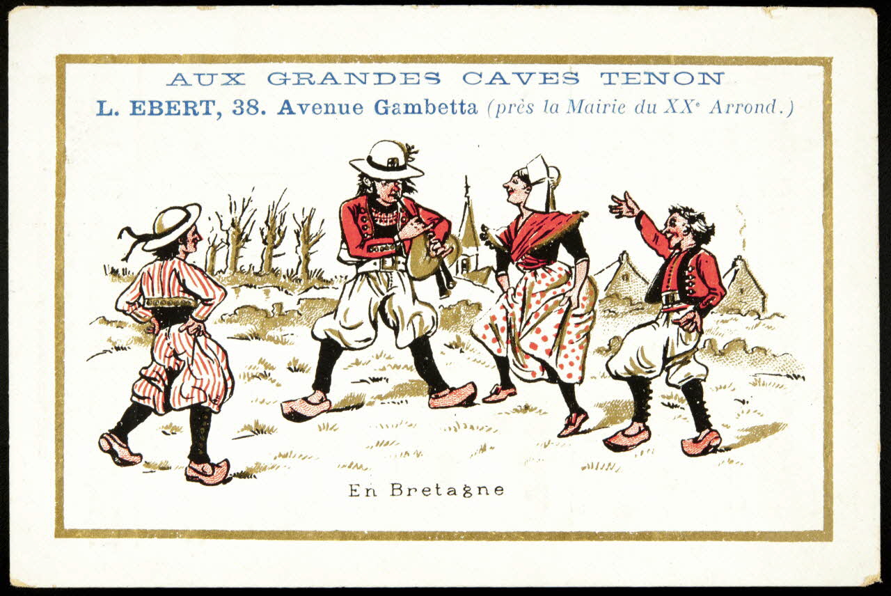 Verger carte réclame chromo Paris 1878-1914 1996.40.1159.2 Photo