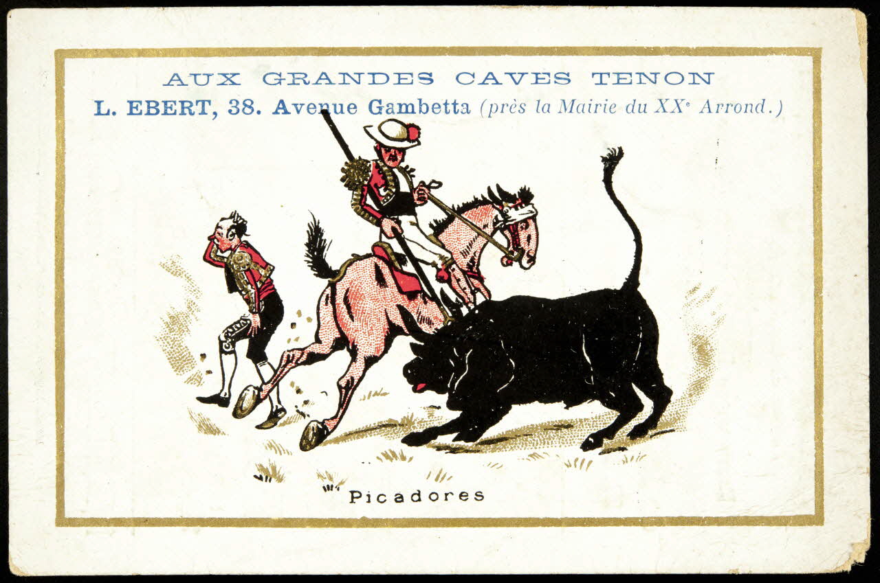 Verger carte réclame chromo Paris 1878-1914 1996.40.1164.3 Photo