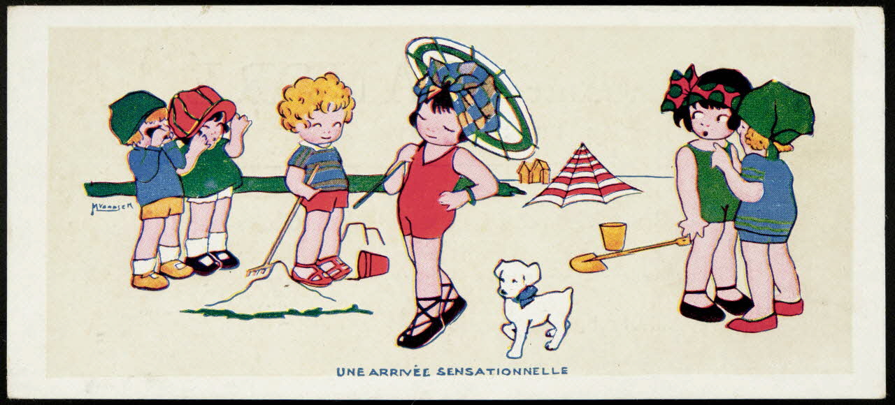 Léopold Verger ; Vonosek M. carte réclame chromo Paris 1878-1914 1996.40.1167.1 Photo