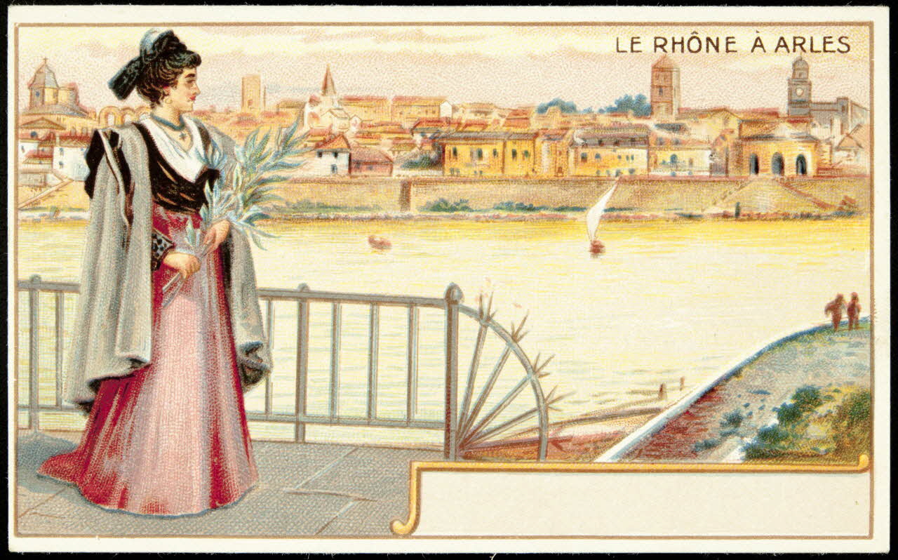 Verger carte réclame chromo Paris 1878-1914 1996.40.1170.8 Photo