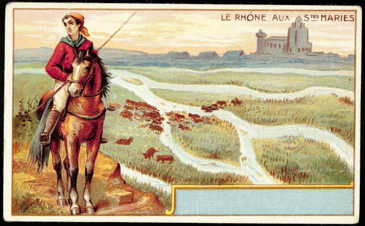 Verger carte réclame chromo Paris 1878-1914 1996.40.1170.9 Photo