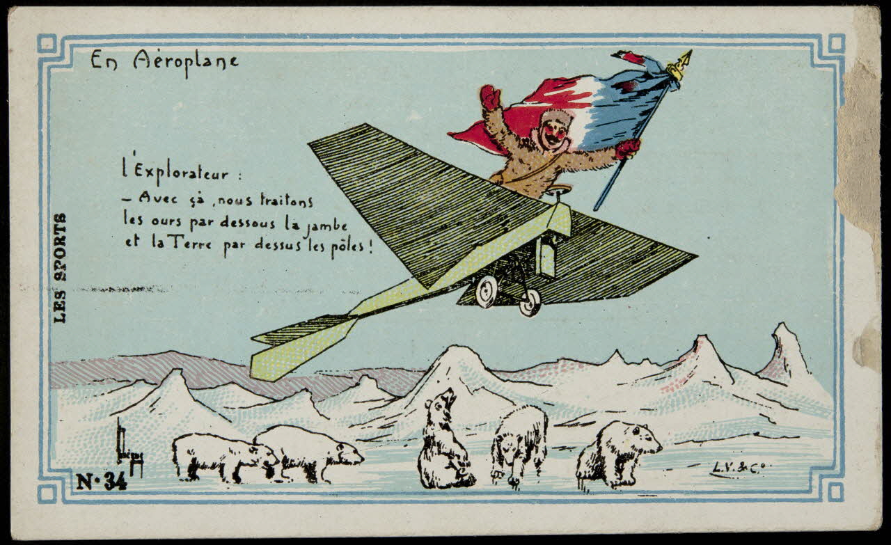 Léopold Verger ; Lebègue carte réclame chromo Paris 1878-1914 1996.40.1171.11 Photo