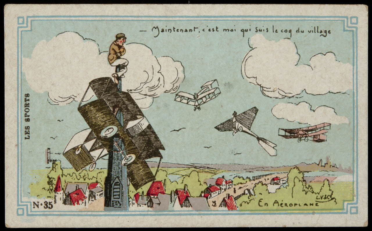 Léopold Verger ; Lebègue carte réclame chromo Paris 1878-1914 1996.40.1171.12 Photo