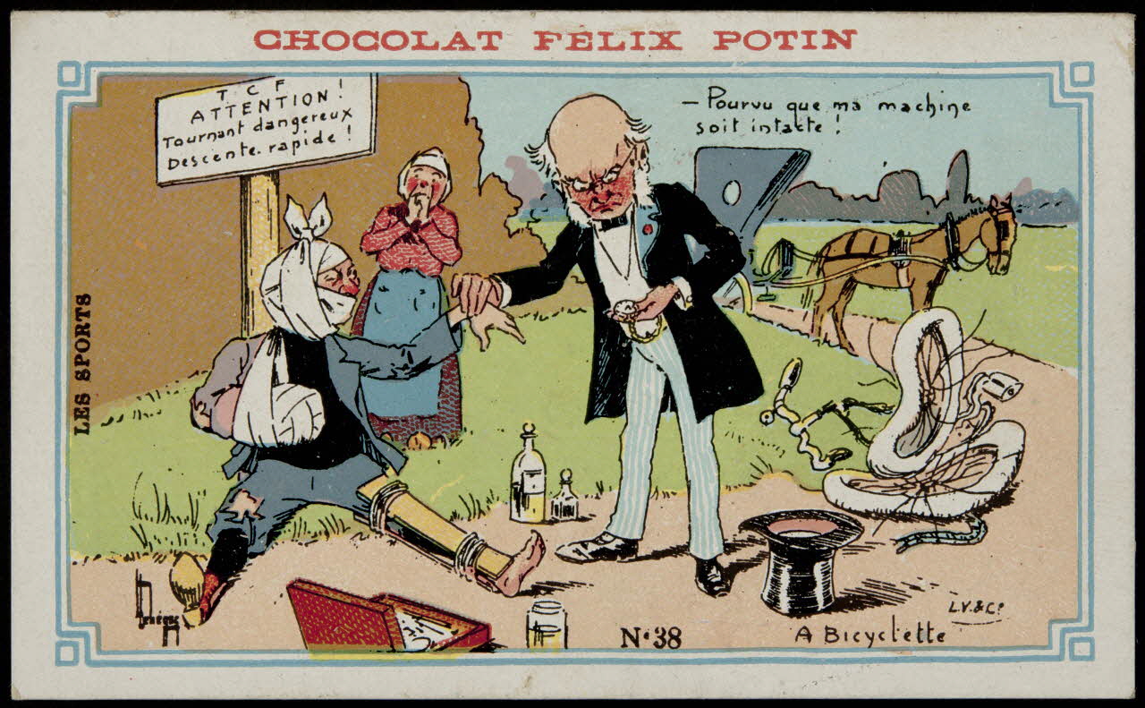 Léopold Verger ; Lebègue carte réclame chromo Paris 1878-1914 1996.40.1171.14 Photo