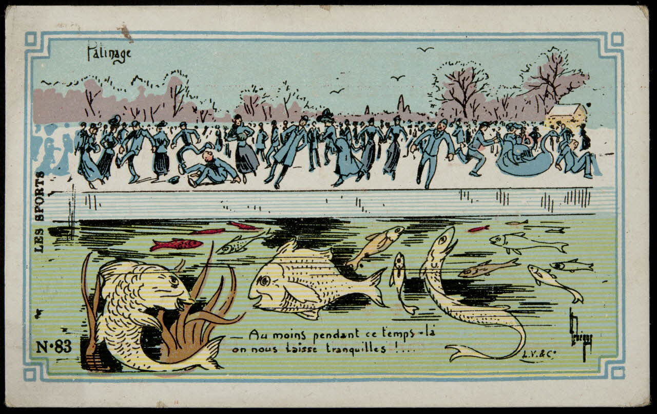 Léopold Verger ; Lebègue carte réclame chromo Paris 1878-1914 1996.40.1171.31 Photo