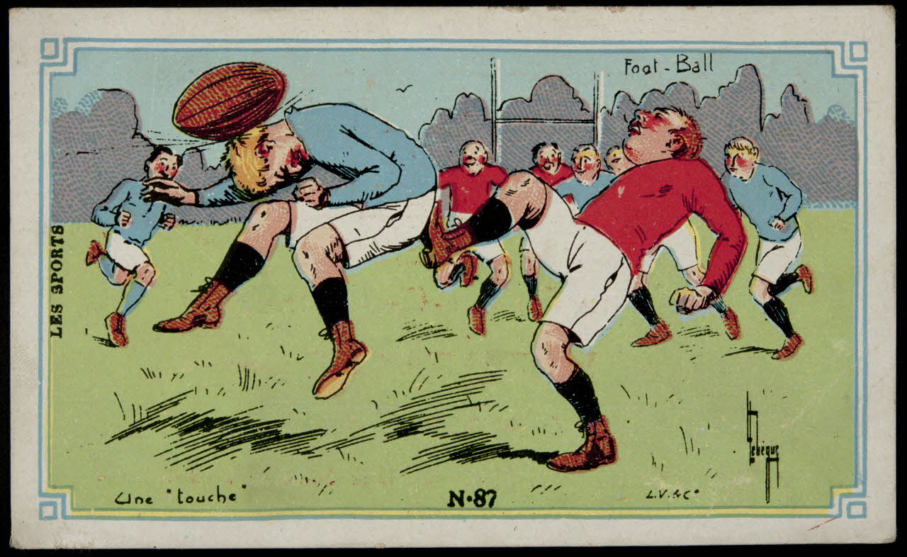 Léopold Verger ; Lebègue carte réclame chromo Paris 1878-1914 1996.40.1171.32 Photo