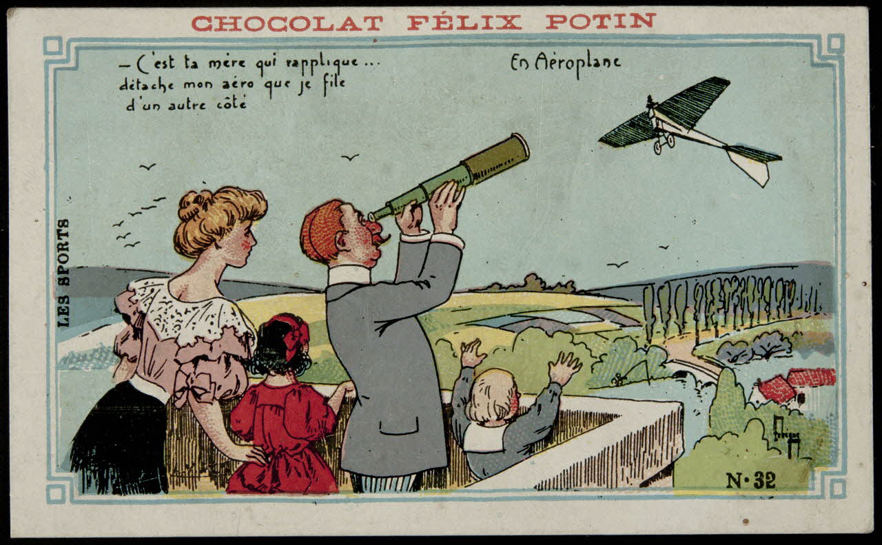 Léopold Verger ; Lebègue carte réclame chromo Paris 1878-1914 1996.40.1171.9 Photo