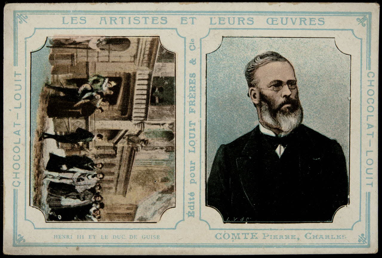 Léopold Verger carte réclame chromo Paris 1878-1914 1996.40.1172.2 Photo