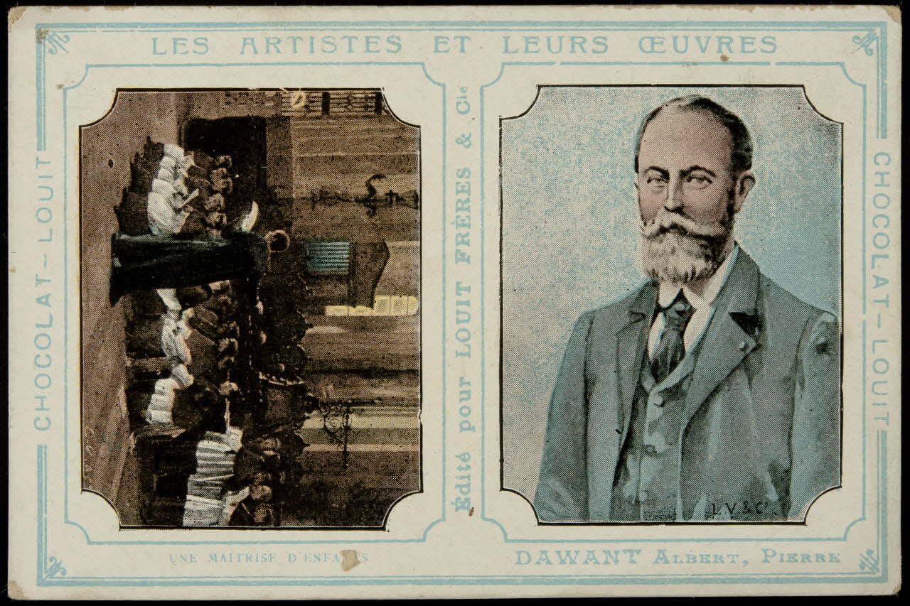 Léopold Verger carte réclame chromo Paris 1878-1914 1996.40.1172.3 Photo