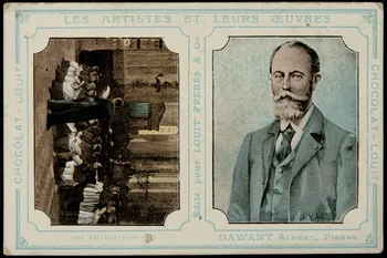 Léopold Verger carte réclame chromo Paris 1878-1914 1996.40.1172.3  Photo