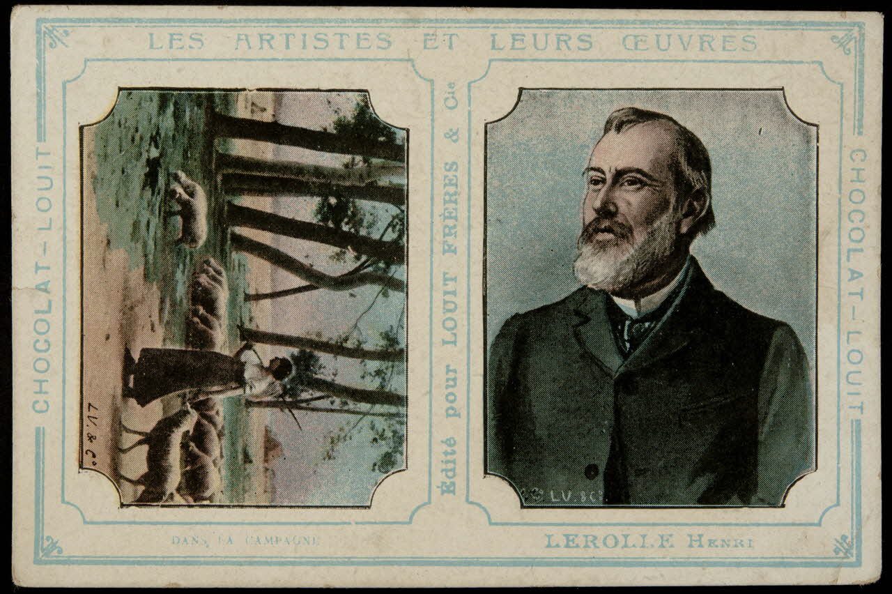 Léopold Verger carte réclame chromo Paris 1878-1914 1996.40.1172.5 Photo