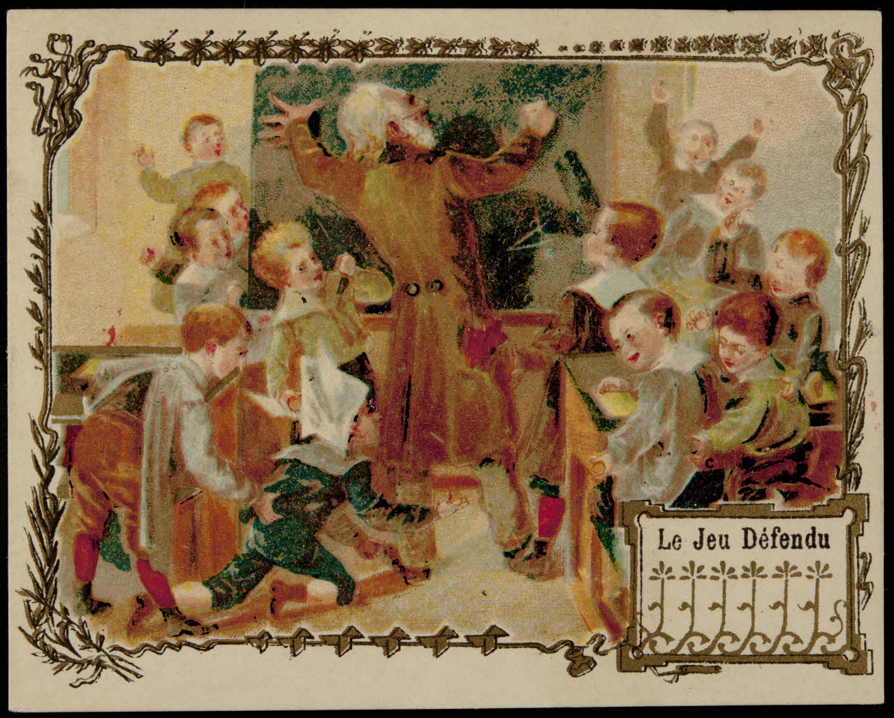 Verger carte réclame chromo Paris 1878-1914 1996.40.1174.1 Photo